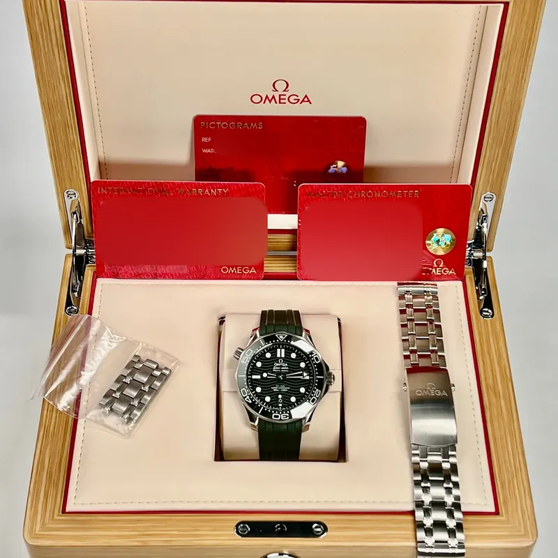 Omega Seamaster Diver 300M box and papers