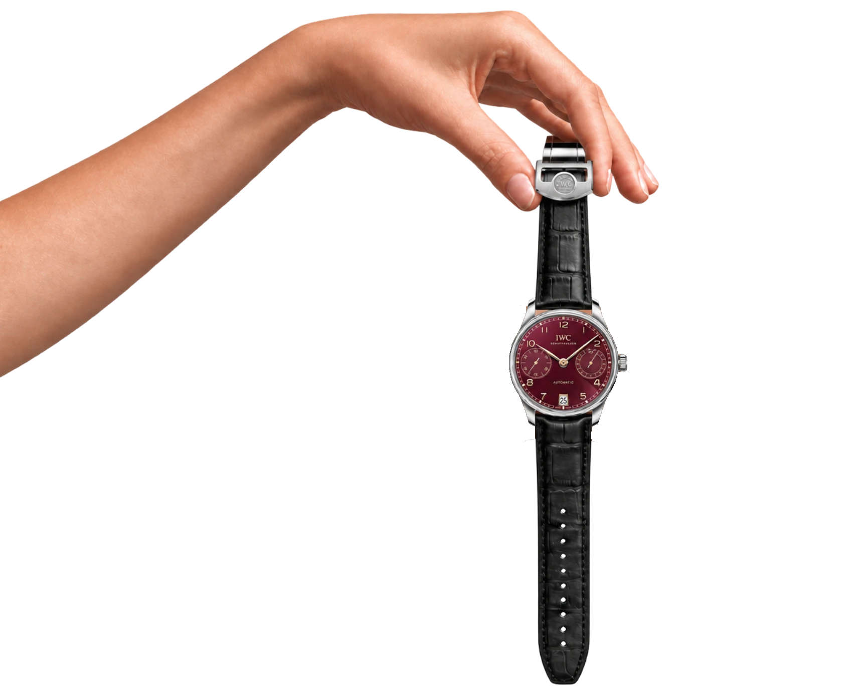 A watch handed to its new owner